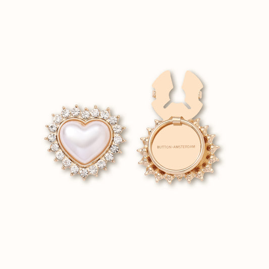 Rhinestone Heart - 1 Set