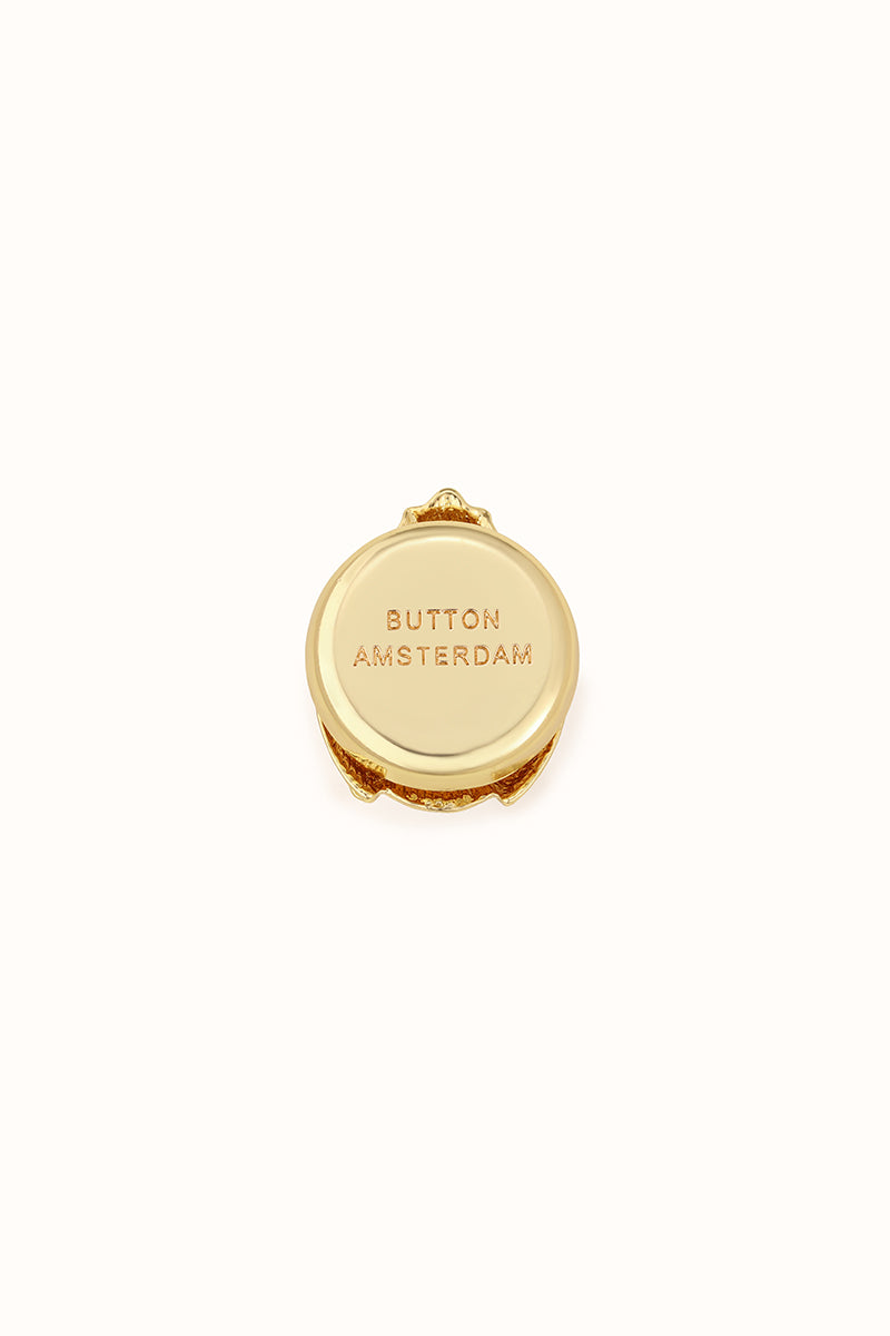 Olivia magnetic brooch, back view with 15 mm magnetic backing