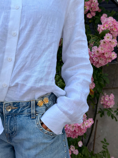 Gold Rose - Jeans Pin