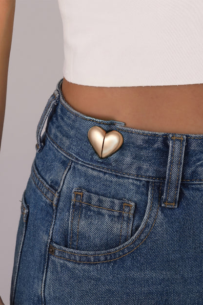 Gold Heart - Jeans Pin