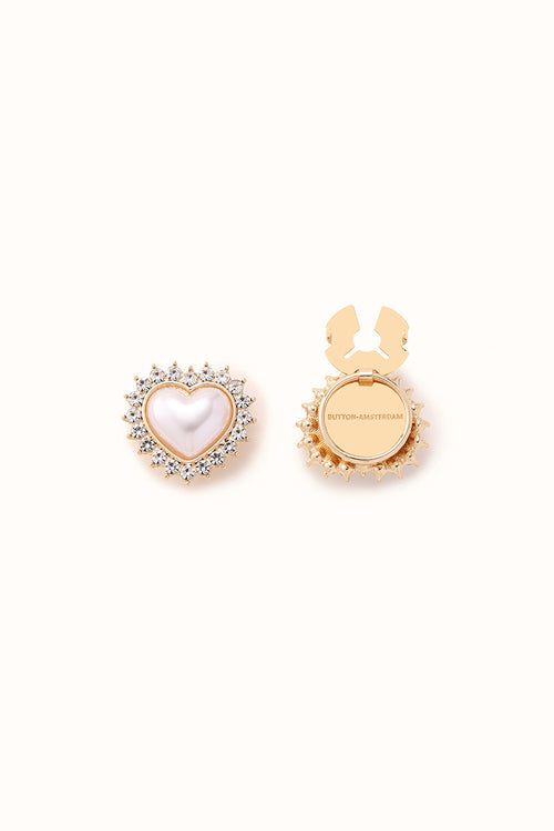 Rhinestone Heart - 1 Set