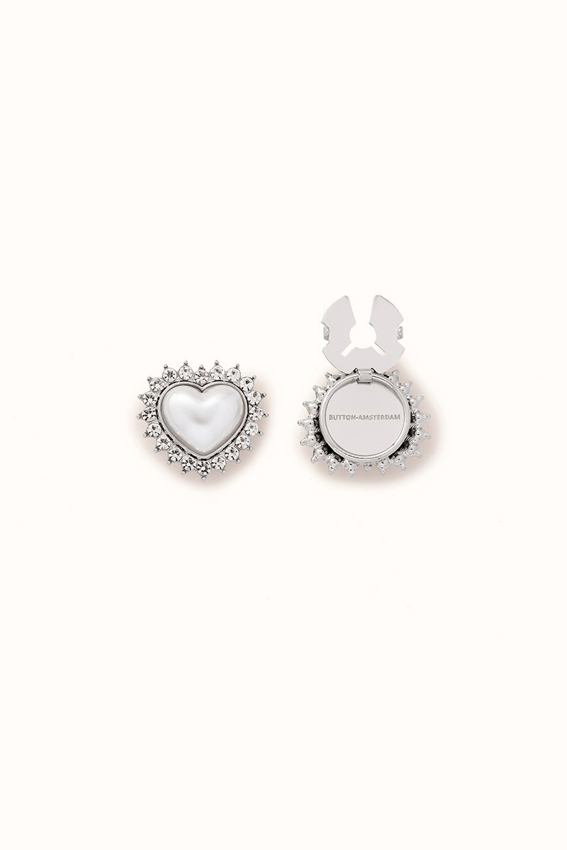 Rhinestone Heart - 1 Set