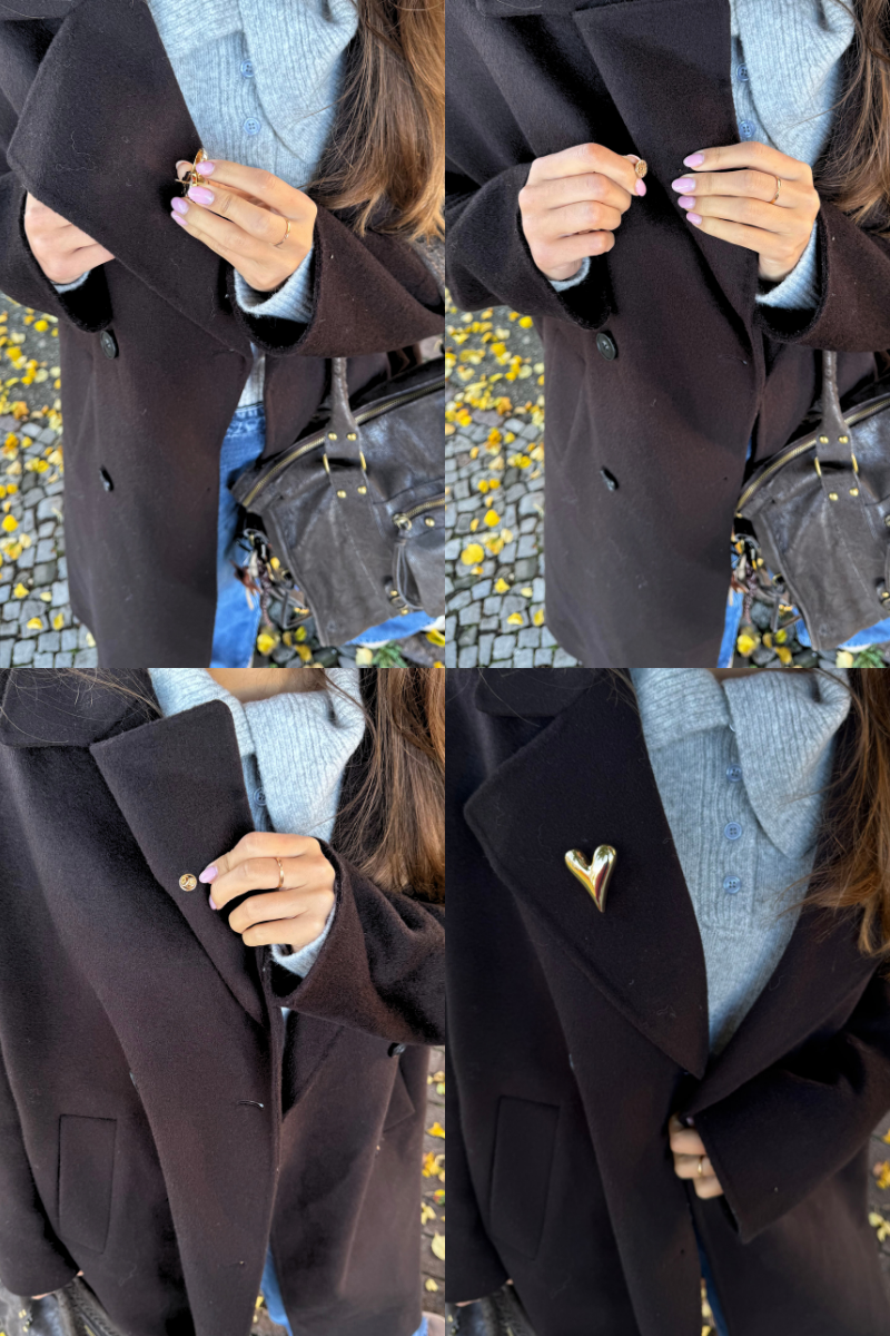 Button Cover Pin - 1 Set