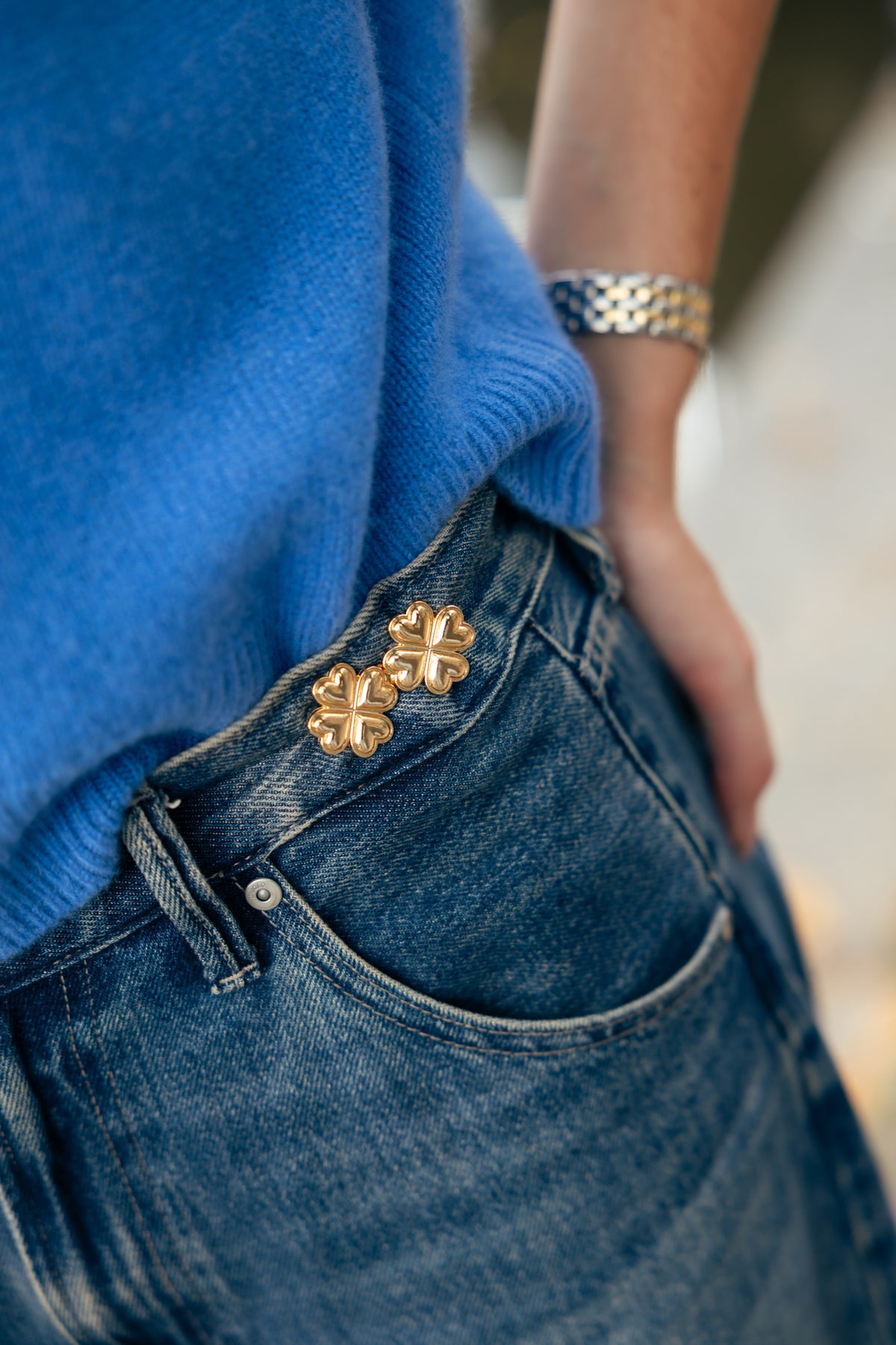 Lucky Charm - Jeans Pin — AW 2026 detail photo