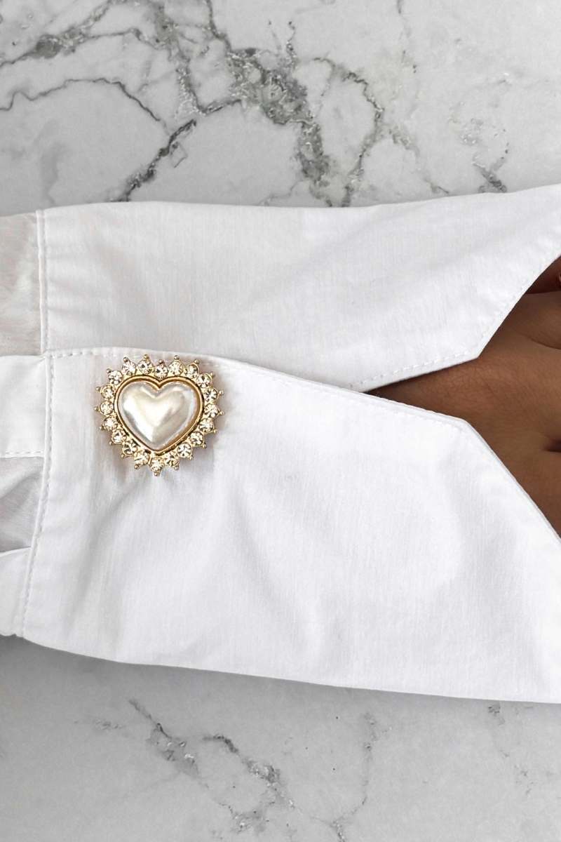 Rhinestone Heart - 1 Set