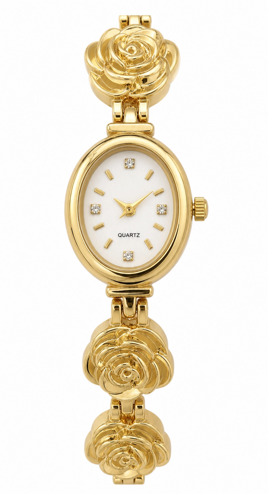 Gold Rose - Schmuckuhr